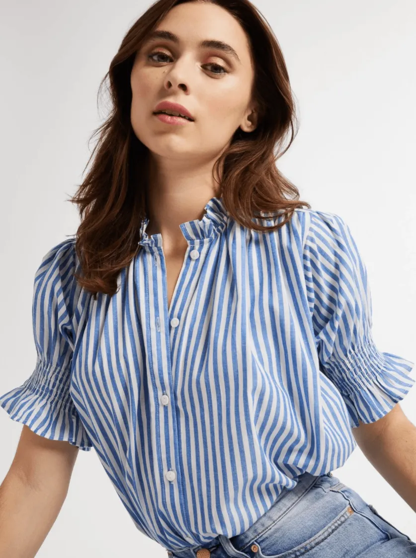 Marnie Top in Monaco Stripe sold by Beau & Ro product image thumbnail 2