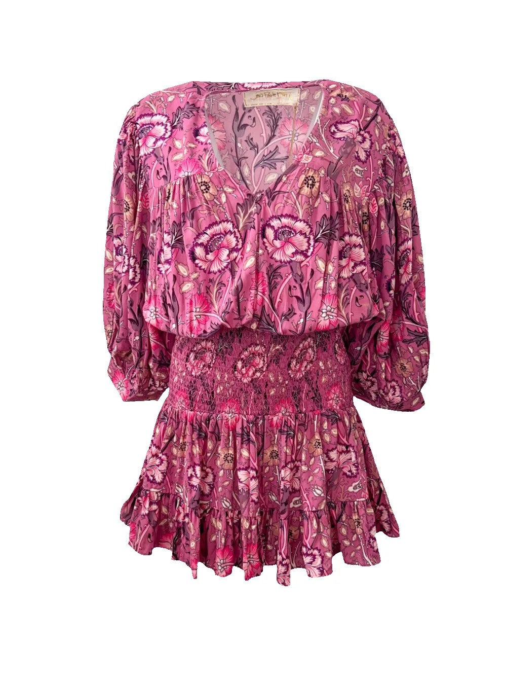 Baroque Graces Mini Dress in Ceris sold by Beau & Ro product image thumbnail 4