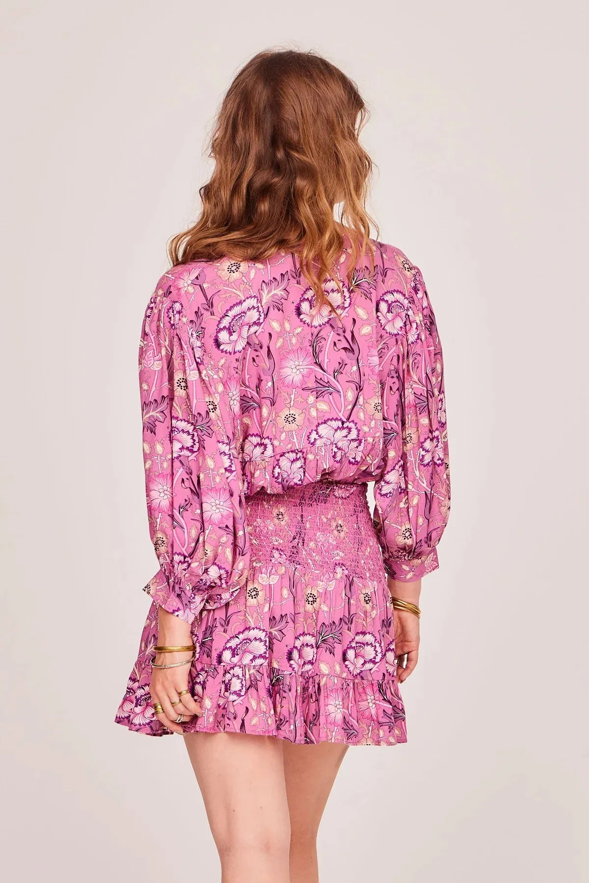 Baroque Graces Mini Dress in Ceris sold by Beau & Ro product image thumbnail 3