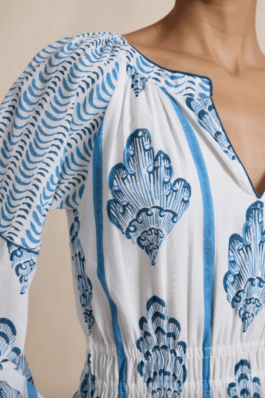 Mishell My Belle Dress in Sea Drift sold by Beau & Ro product image thumbnail 5