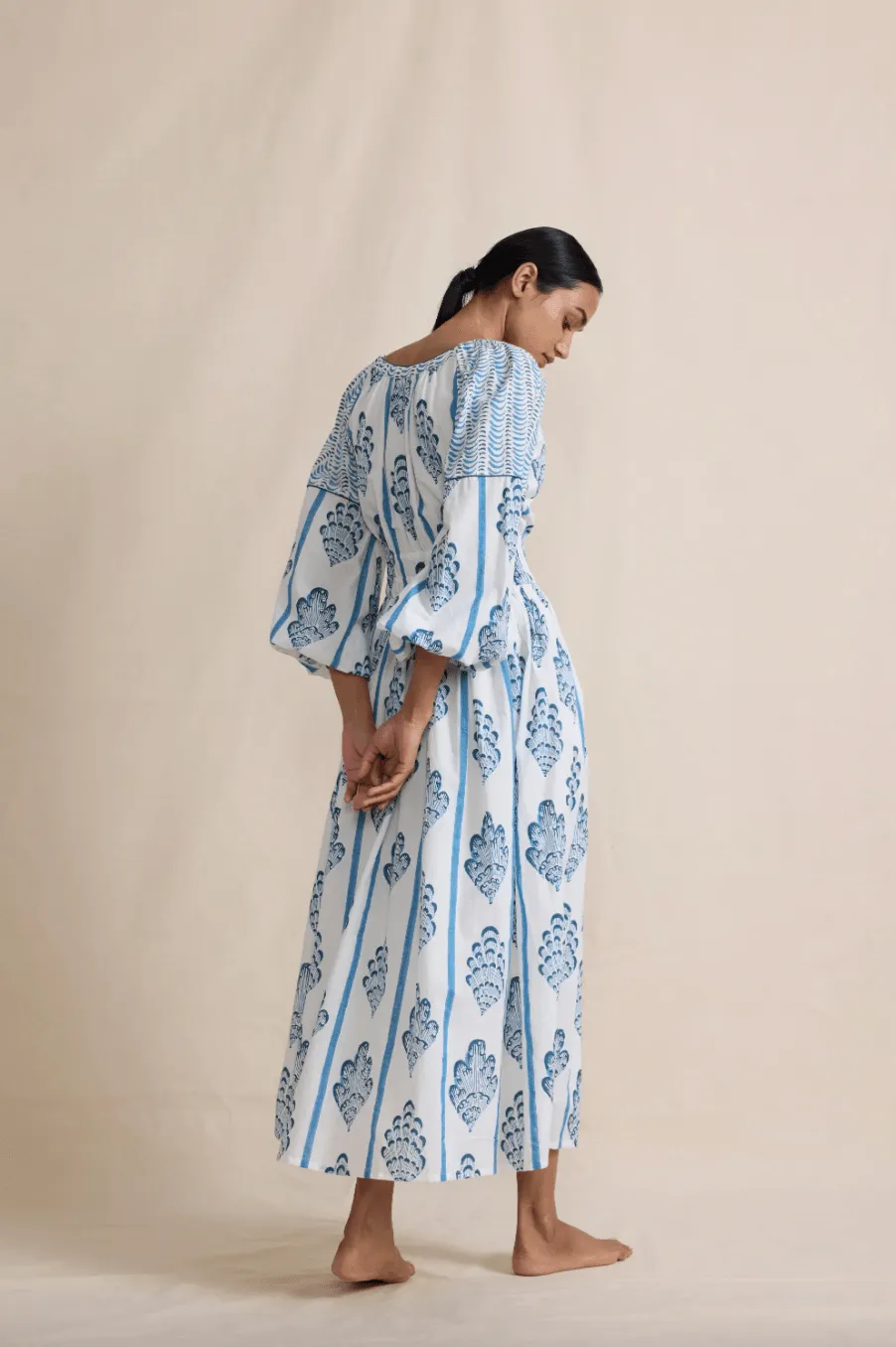 Mishell My Belle Dress in Sea Drift sold by Beau & Ro product image thumbnail 4