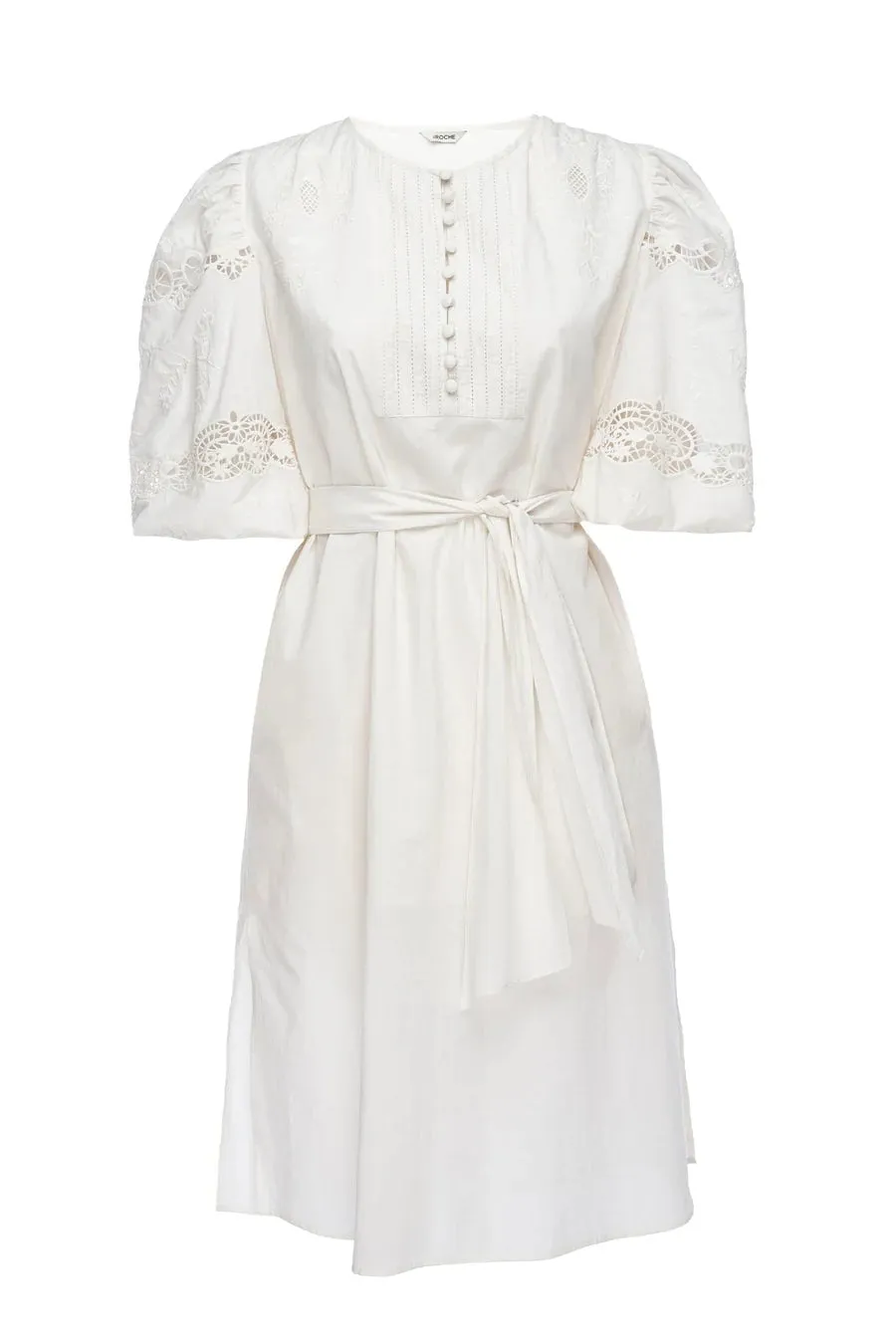 Tippi Shirt Dress in Porcelain sold by Beau & Ro product image thumbnail 4