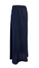 Viscose Satin Midi Skirt in Navy sold by Beau & Ro