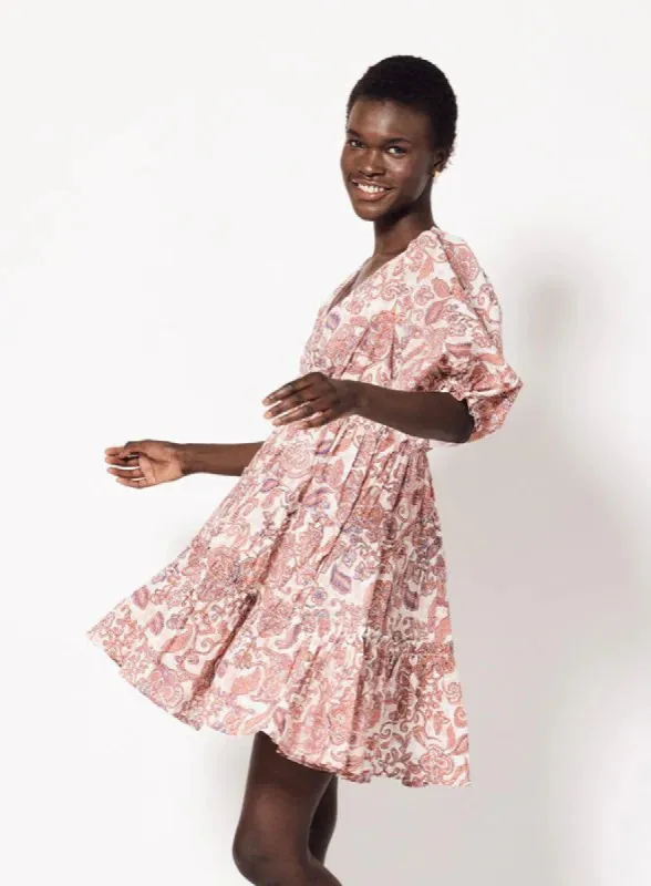 Lavinia Mini Dress in Amara Floral sold by Beau & Ro