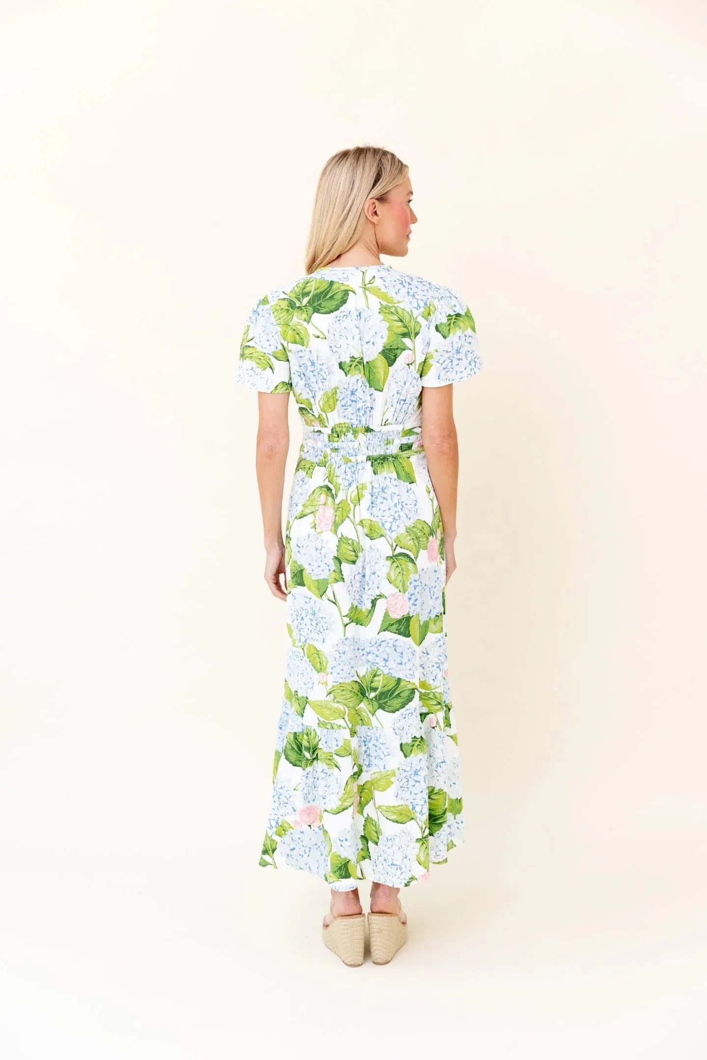 Eloise Dress in Classic Hydrangea sold by Beau & Ro product image thumbnail 5