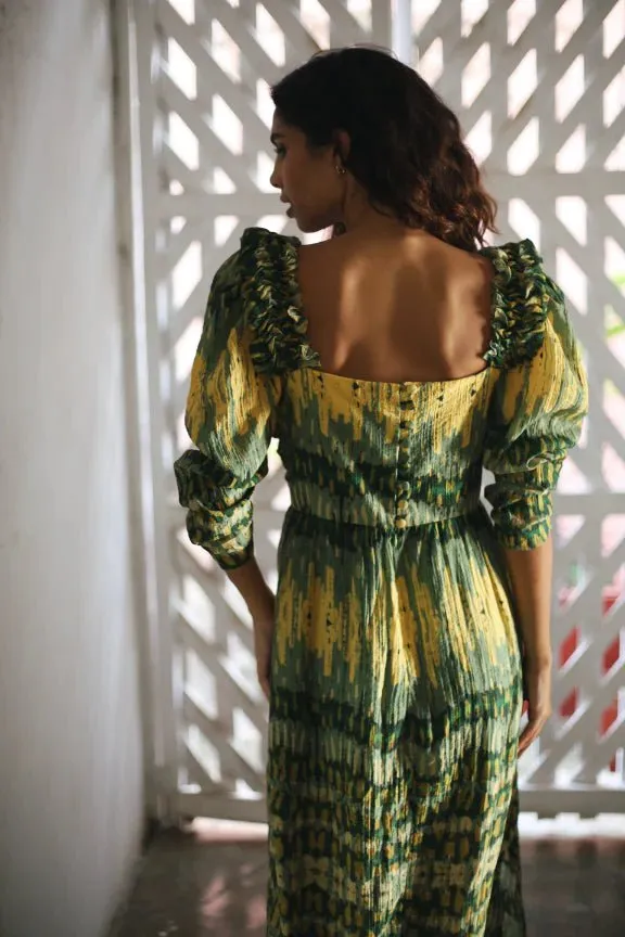 Irina Green Dress sold by Beau & Ro product image thumbnail 2