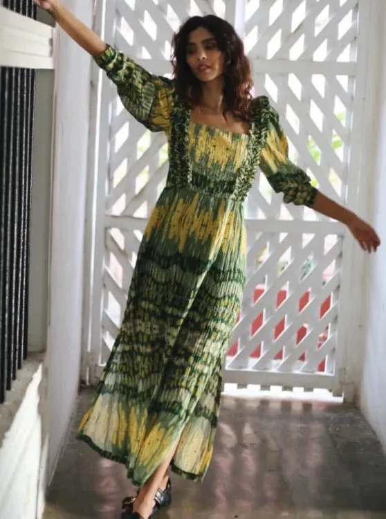 Irina Green Dress sold by Beau & Ro