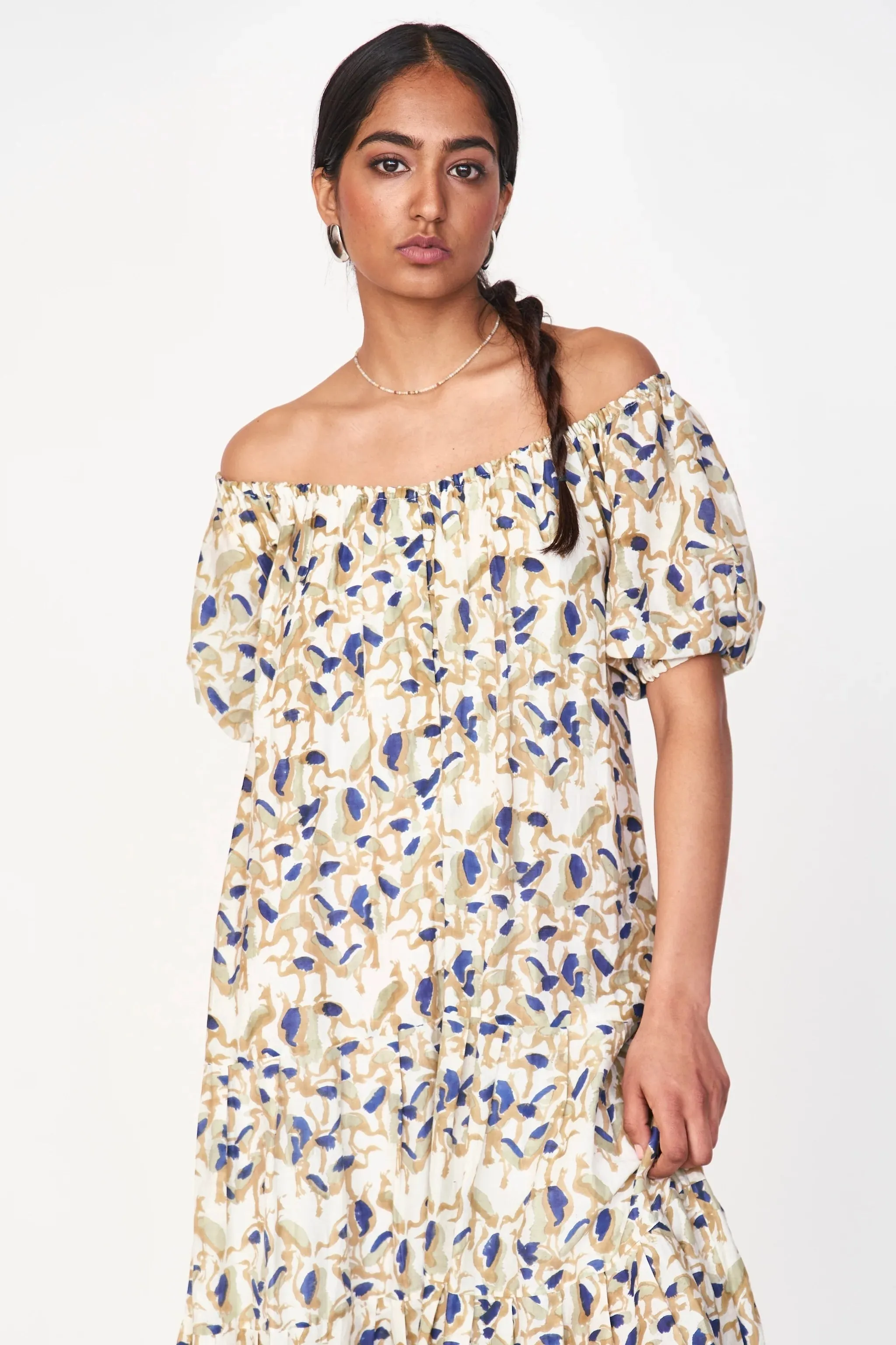 Capri Dress in Songbird sold by Beau & Ro product image thumbnail 4