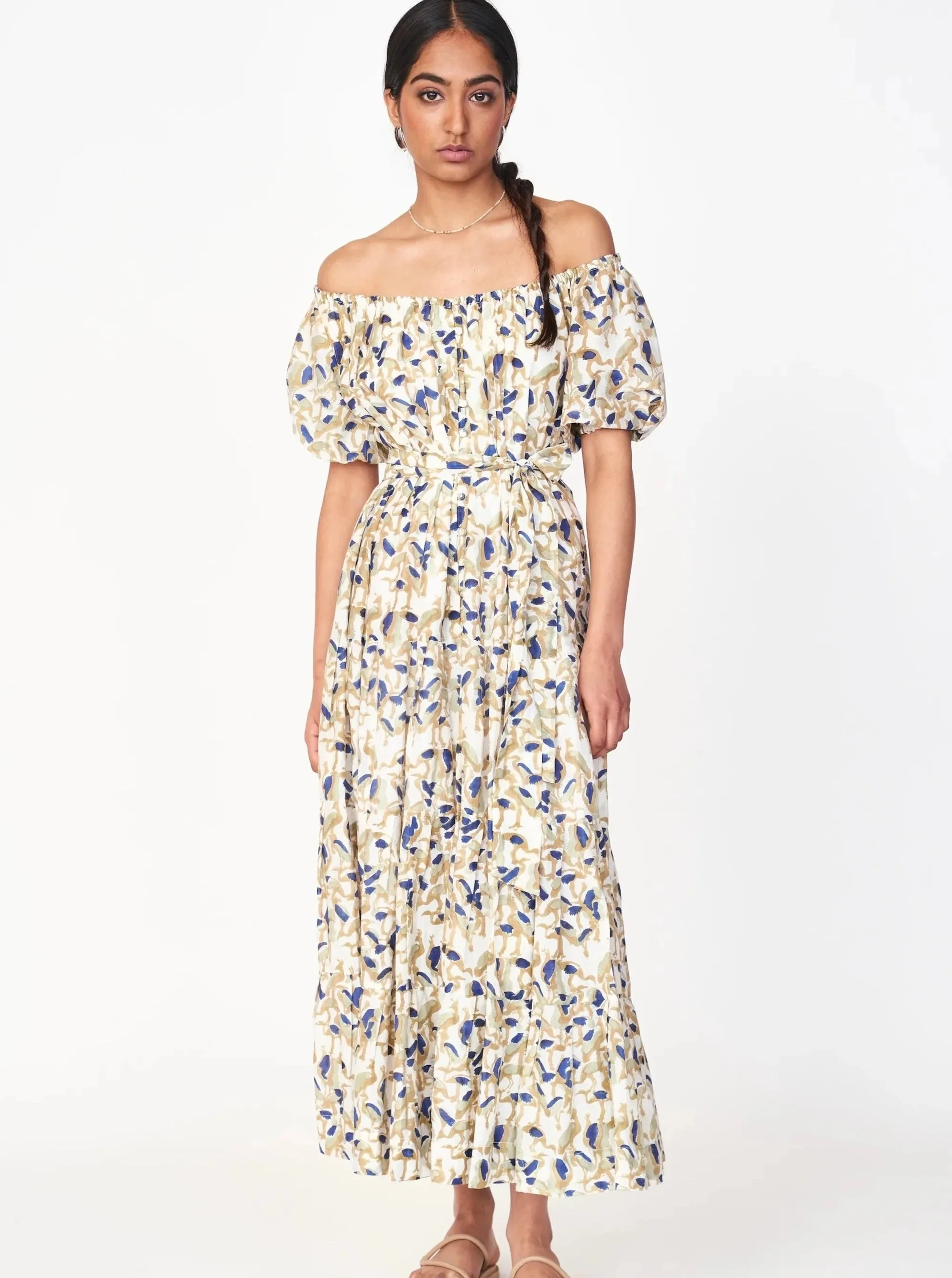 Capri Dress in Songbird sold by Beau & Ro