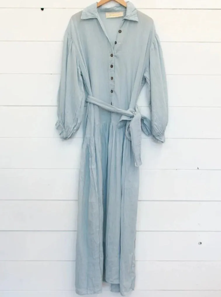 Fortress Maxi Dress in Haze Grey sold by Beau & Ro