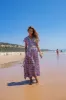 Livna Drop Dress in Poppy Sun sold by Beau & Ro