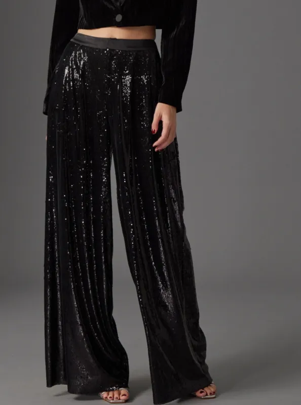 Harlow Pant in Black sold by Beau & Ro