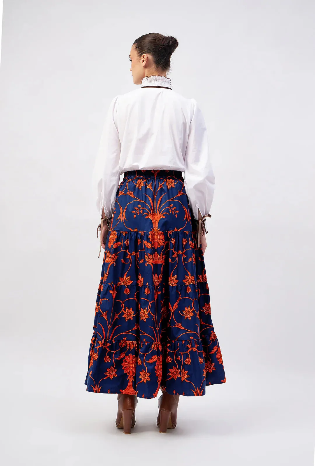 Gia Skirt in Meknes Terra sold by Beau & Ro product image thumbnail 3