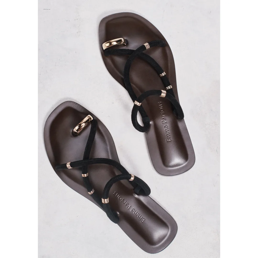 Laurie Bijoux in Black Suede sold by Emme Parsons product image thumbnail 2