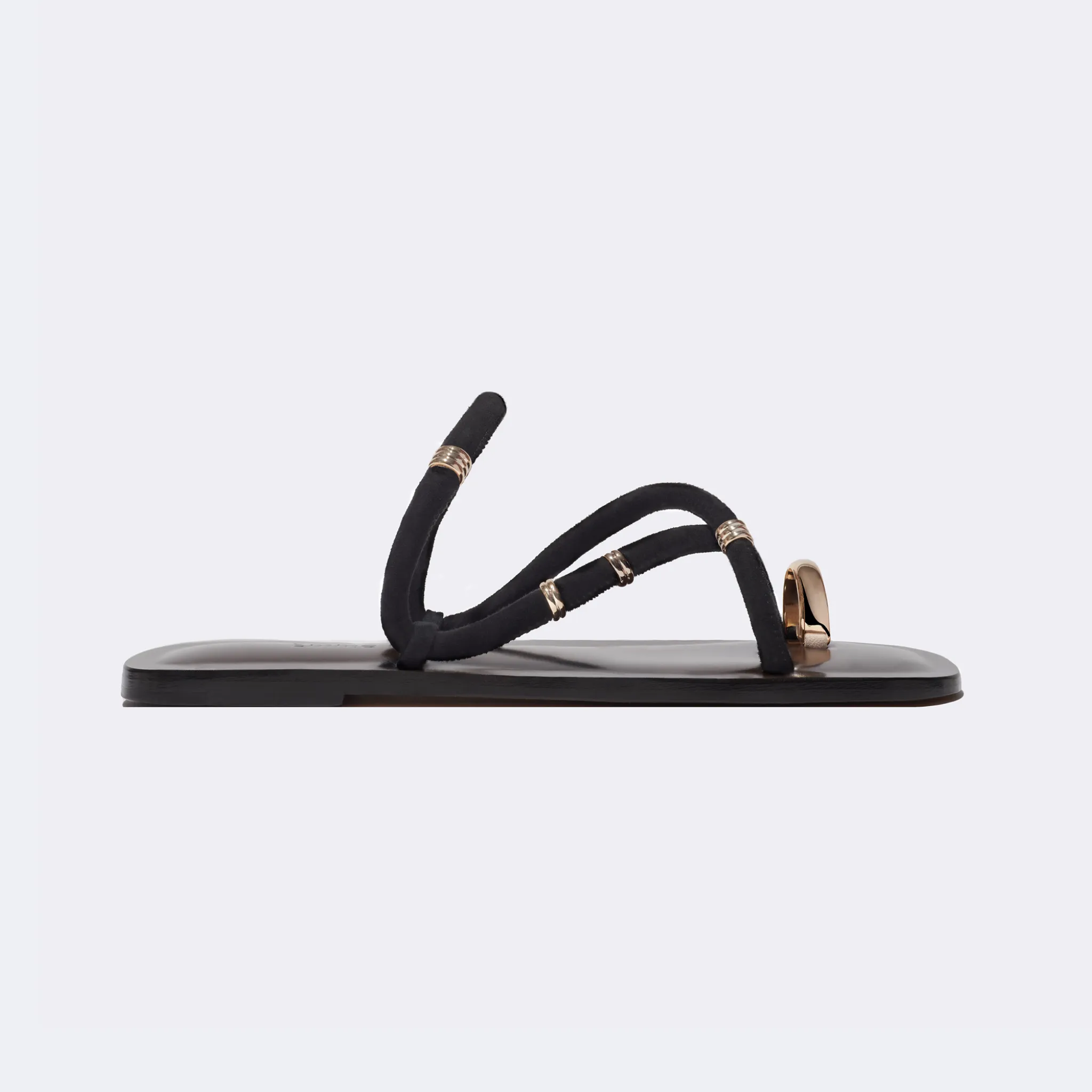 Laurie Bijoux in Black Suede sold by Emme Parsons