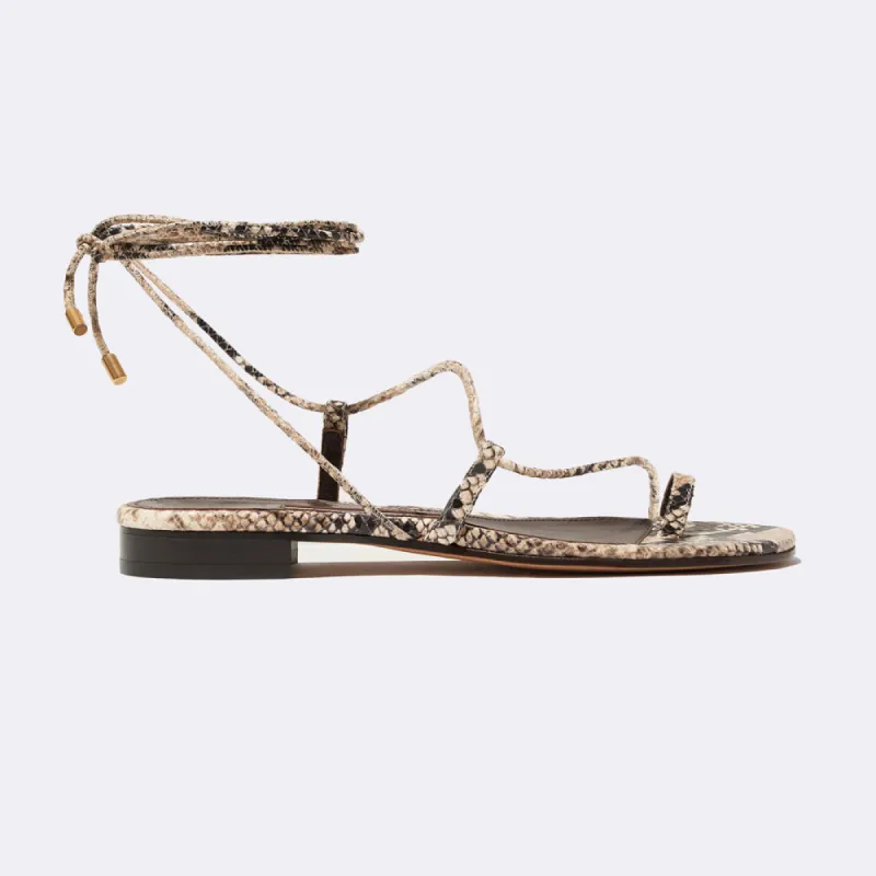 Susan in Beige Embossed Python sold by Emme Parsons