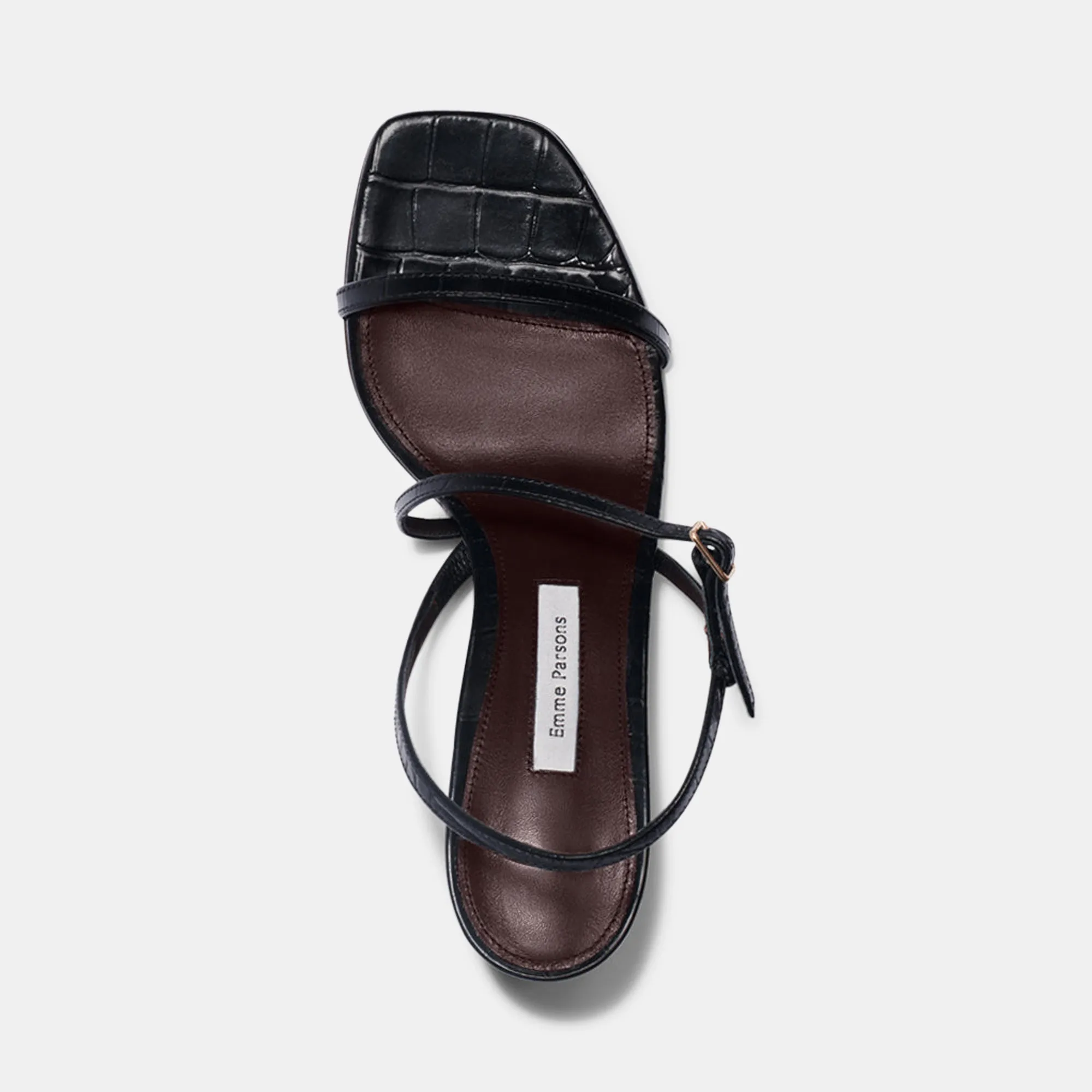 Hugo in Black Embossed Croc — FINAL SALE sold by Emme Parsons product image thumbnail 3