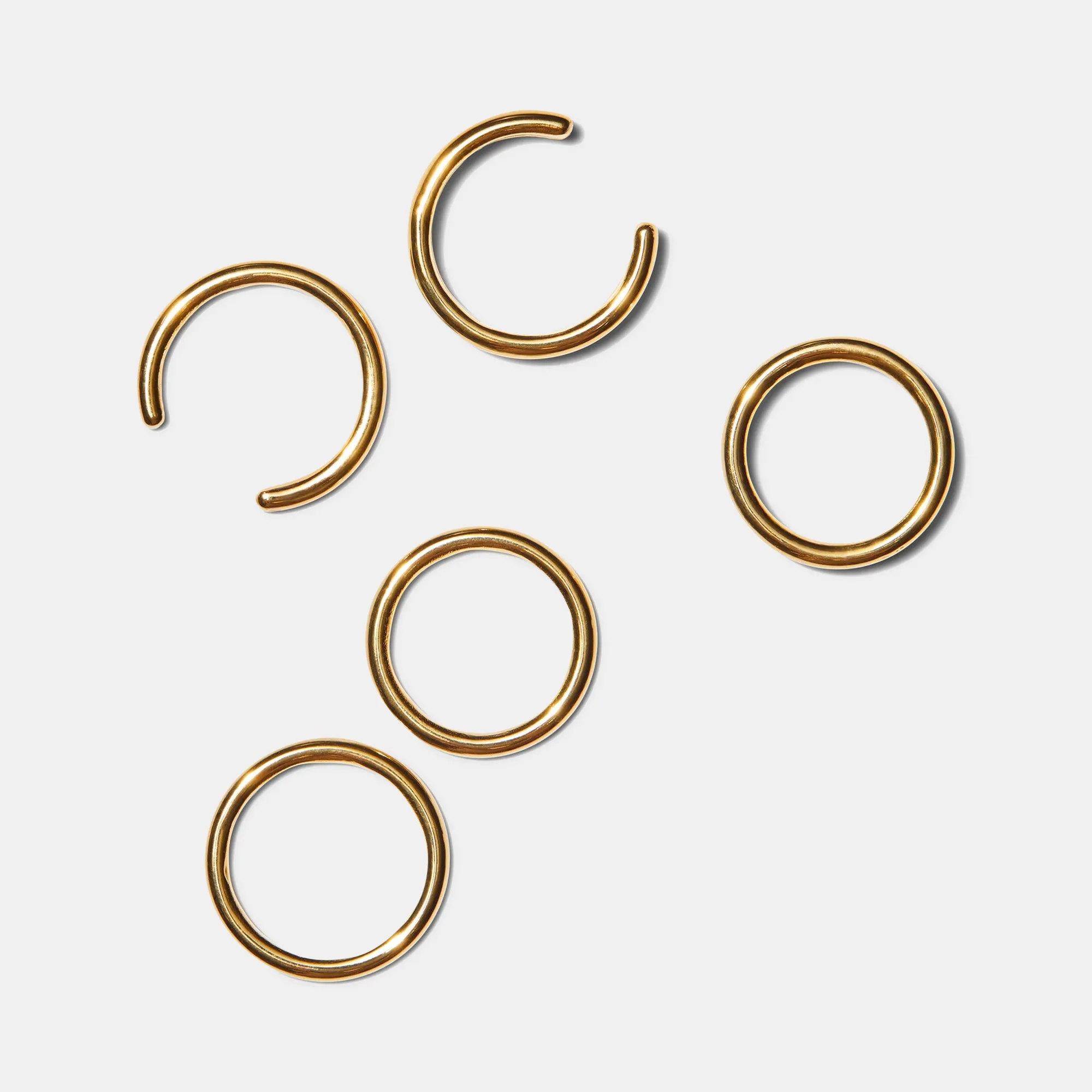5 Ring Set in Gold — Exclusive sold by Emme Parsons product image thumbnail 4