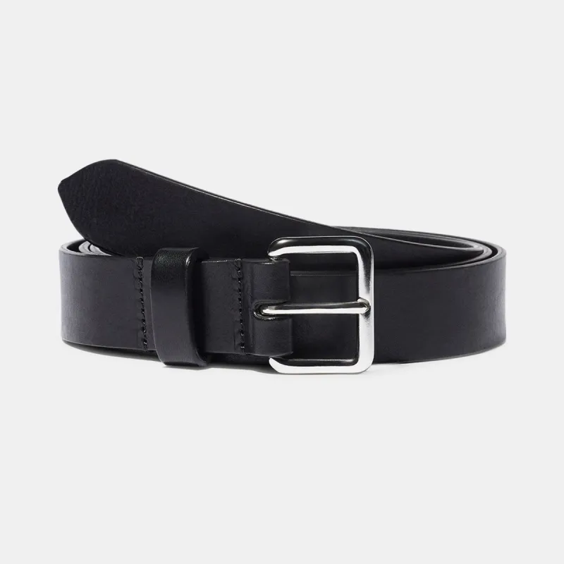 Yoyo Belt in Black with Silver Buckle — Exclusive made by Emme Parsons