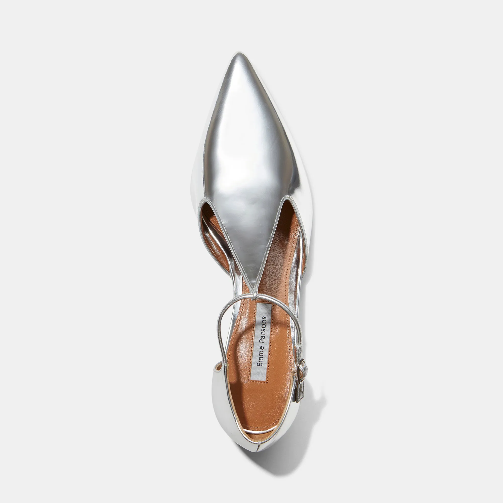 Chelsea in Silver Mirrored Metallic — Final Sale sold by Emme Parsons product image thumbnail 3