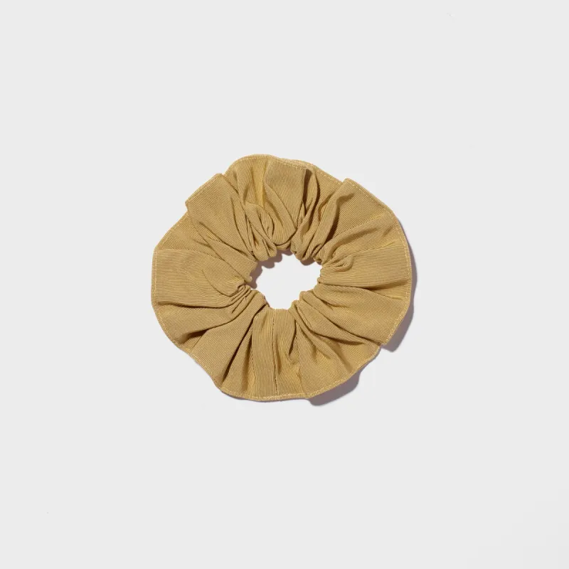 Grosgrain Scrunchie Gold — Exclusive sold by Emme Parsons