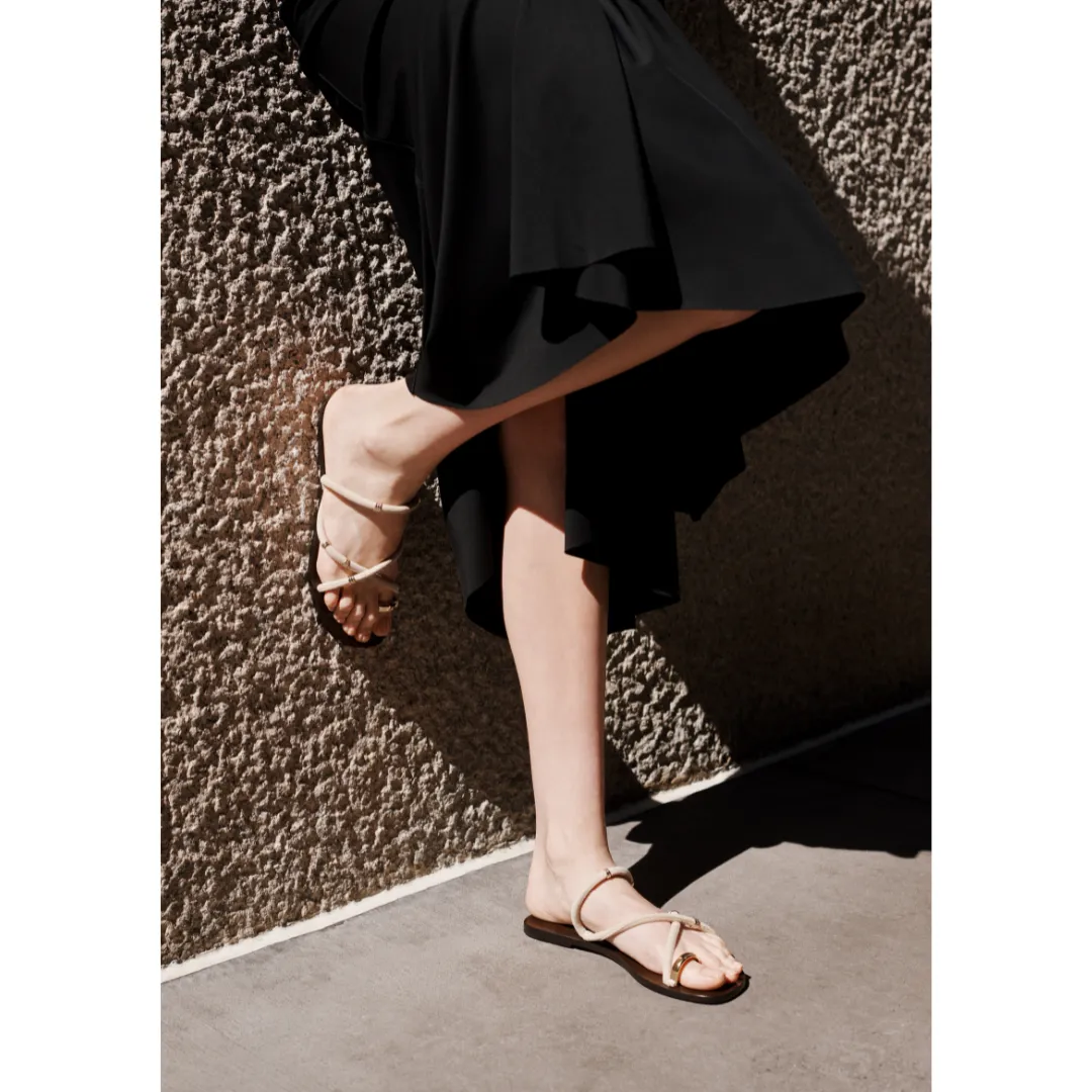 Laurie Bijoux in Cream Suede — Final Sale sold by Emme Parsons product image thumbnail 2