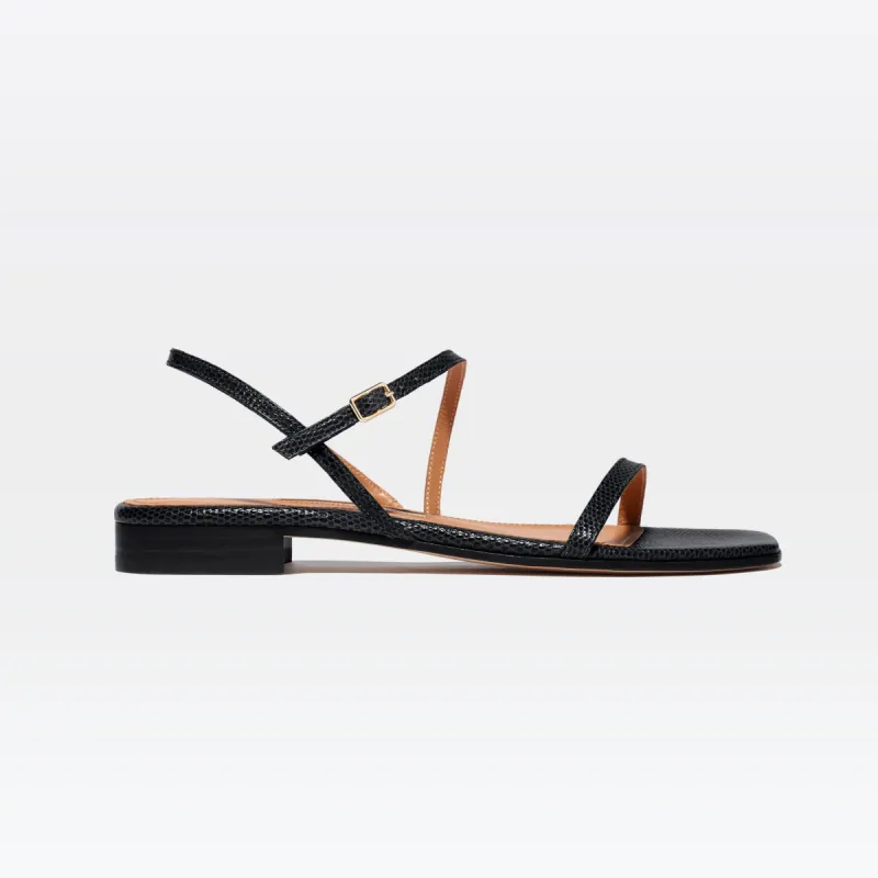 Hope in Black Embossed Lizard sold by Emme Parsons