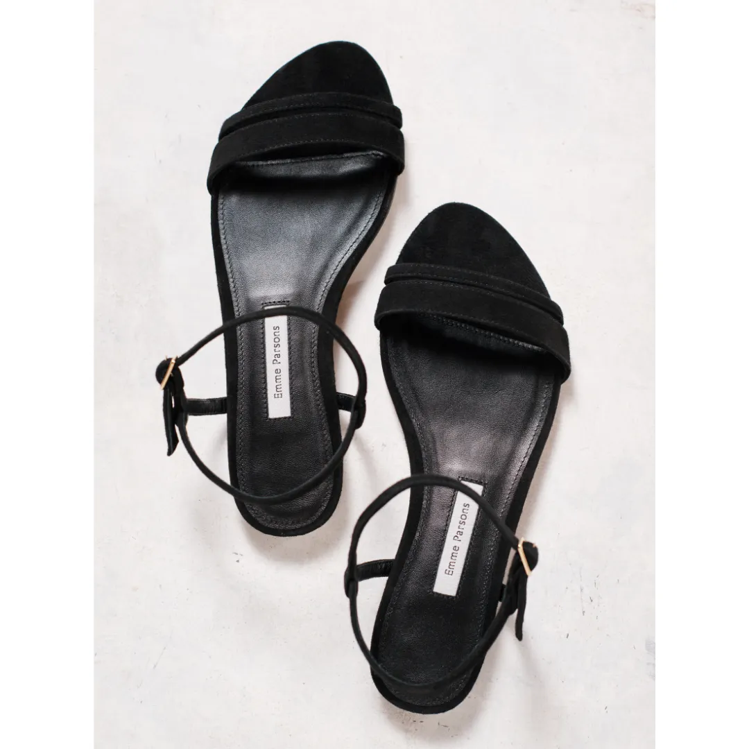 Simple Flat in Black Suede sold by Emme Parsons product image thumbnail 2