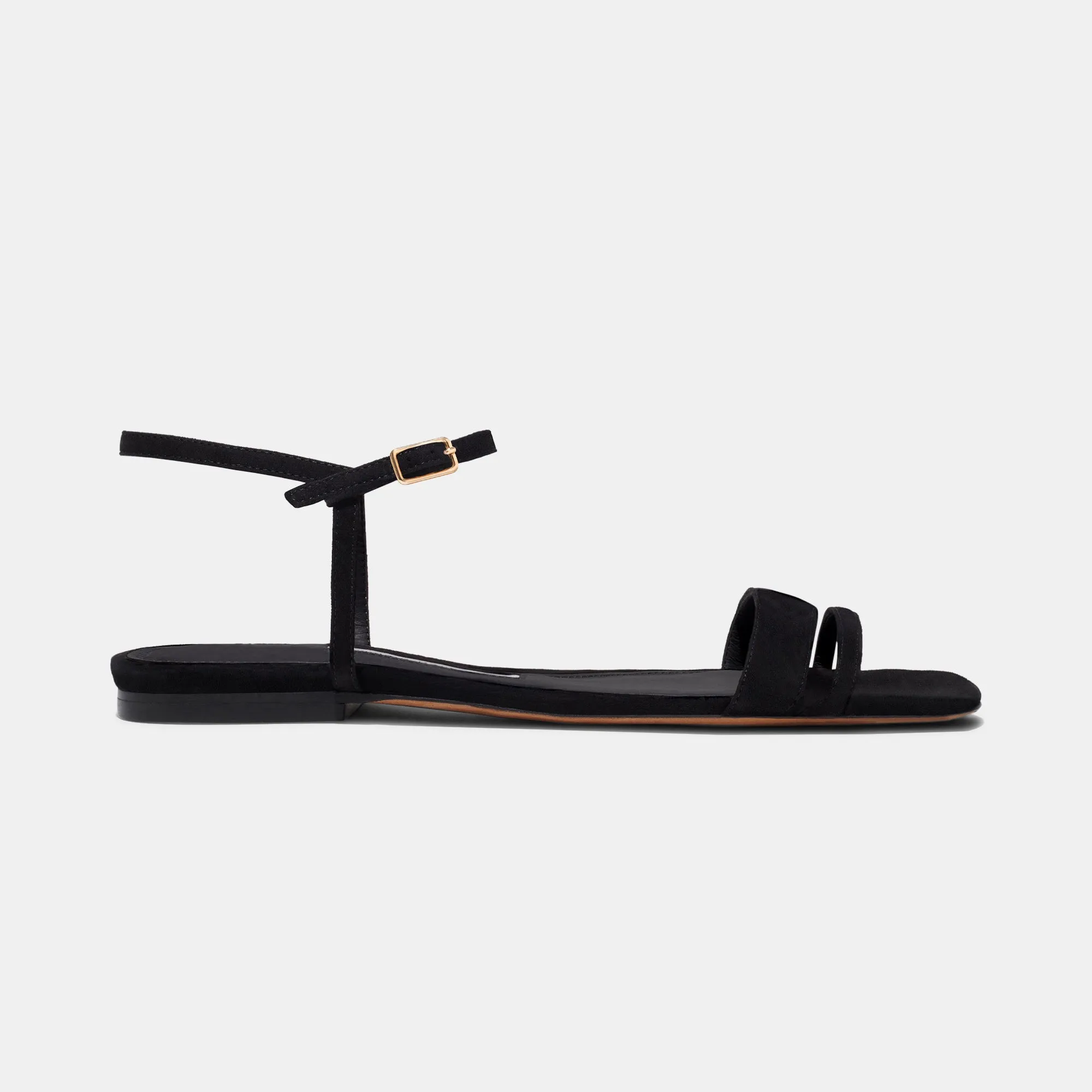 Simple Flat in Black Suede sold by Emme Parsons