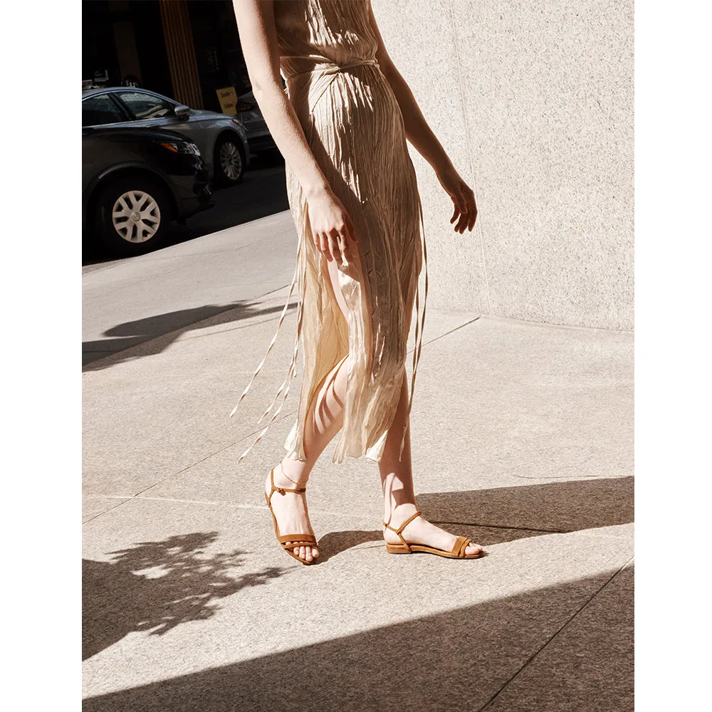 Simple Flat in Caramel Suede — FINAL SALE sold by Emme Parsons product image thumbnail 2