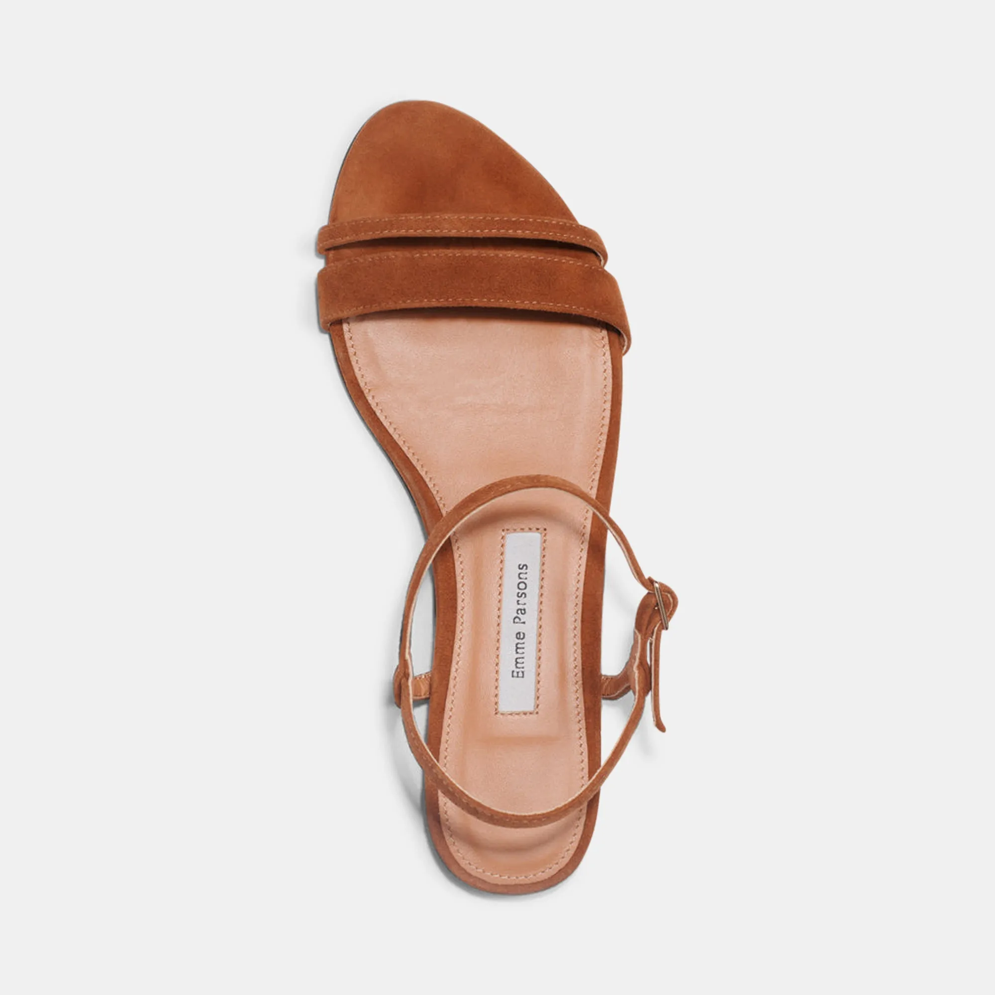 Simple Flat in Caramel Suede — FINAL SALE sold by Emme Parsons product image thumbnail 3