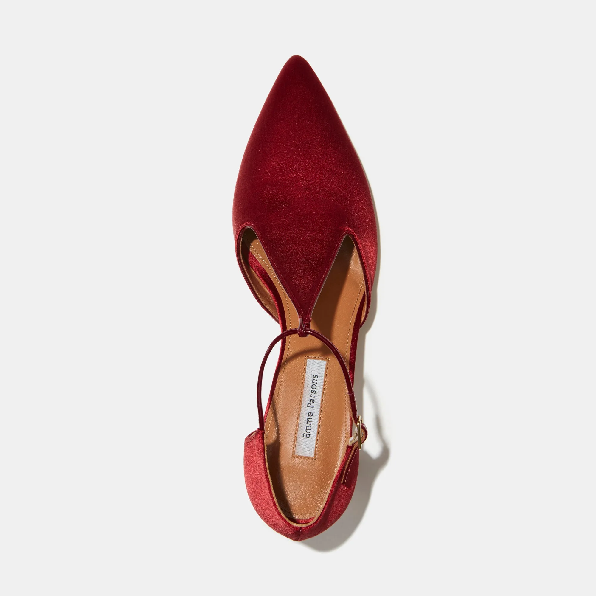 Leandra in Red Satin sold by Emme Parsons product image thumbnail 3
