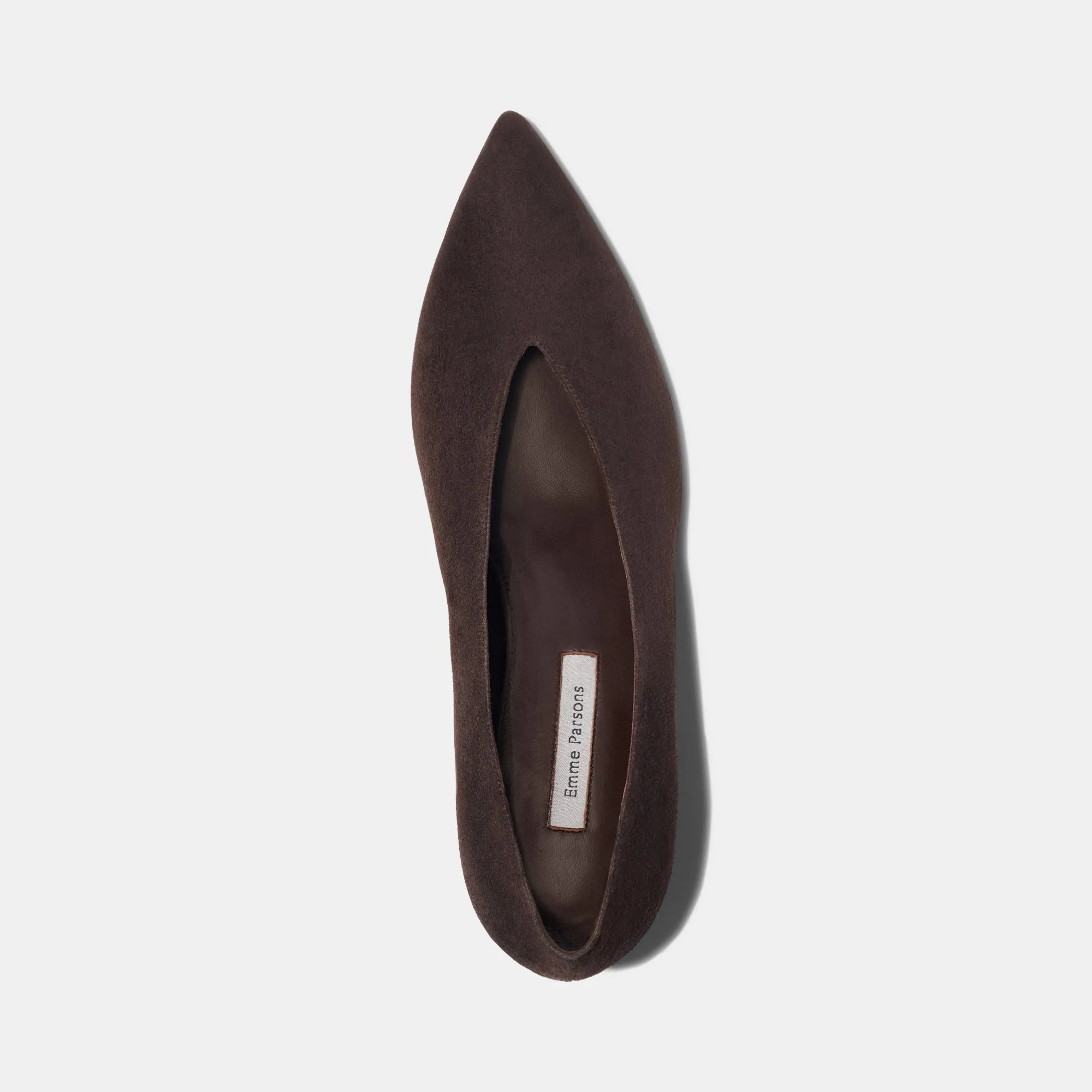 Veneto in Espresso Suede — ARCHIVE SAMPLE; FINAL SALE sold by Emme Parsons product image thumbnail 3