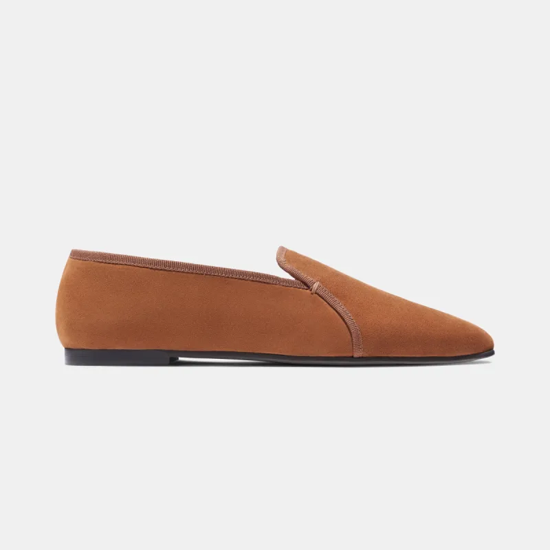 Spencer in Caramel Suede — ARCHIVE SAMPLE; FINAL SALE made by Emme Parsons