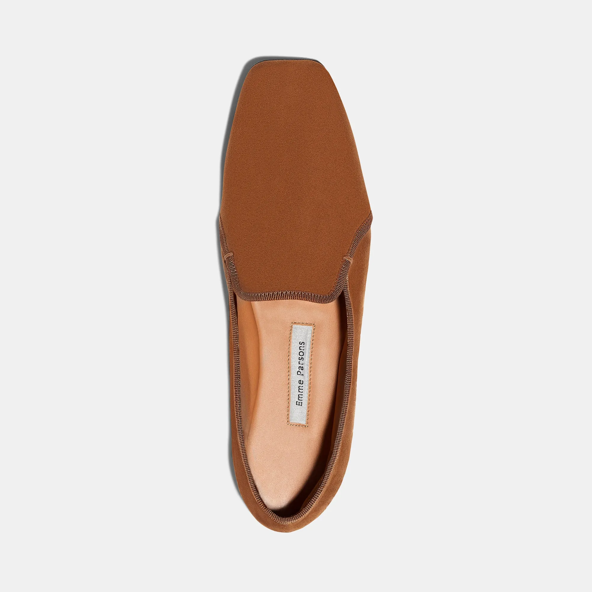 Spencer in Caramel Suede — ARCHIVE SAMPLE; FINAL SALE sold by Emme Parsons product image thumbnail 3
