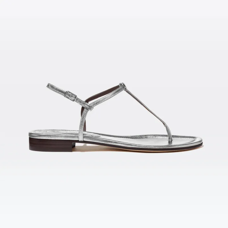 Cecilia in Silver Nappa sold by Emme Parsons