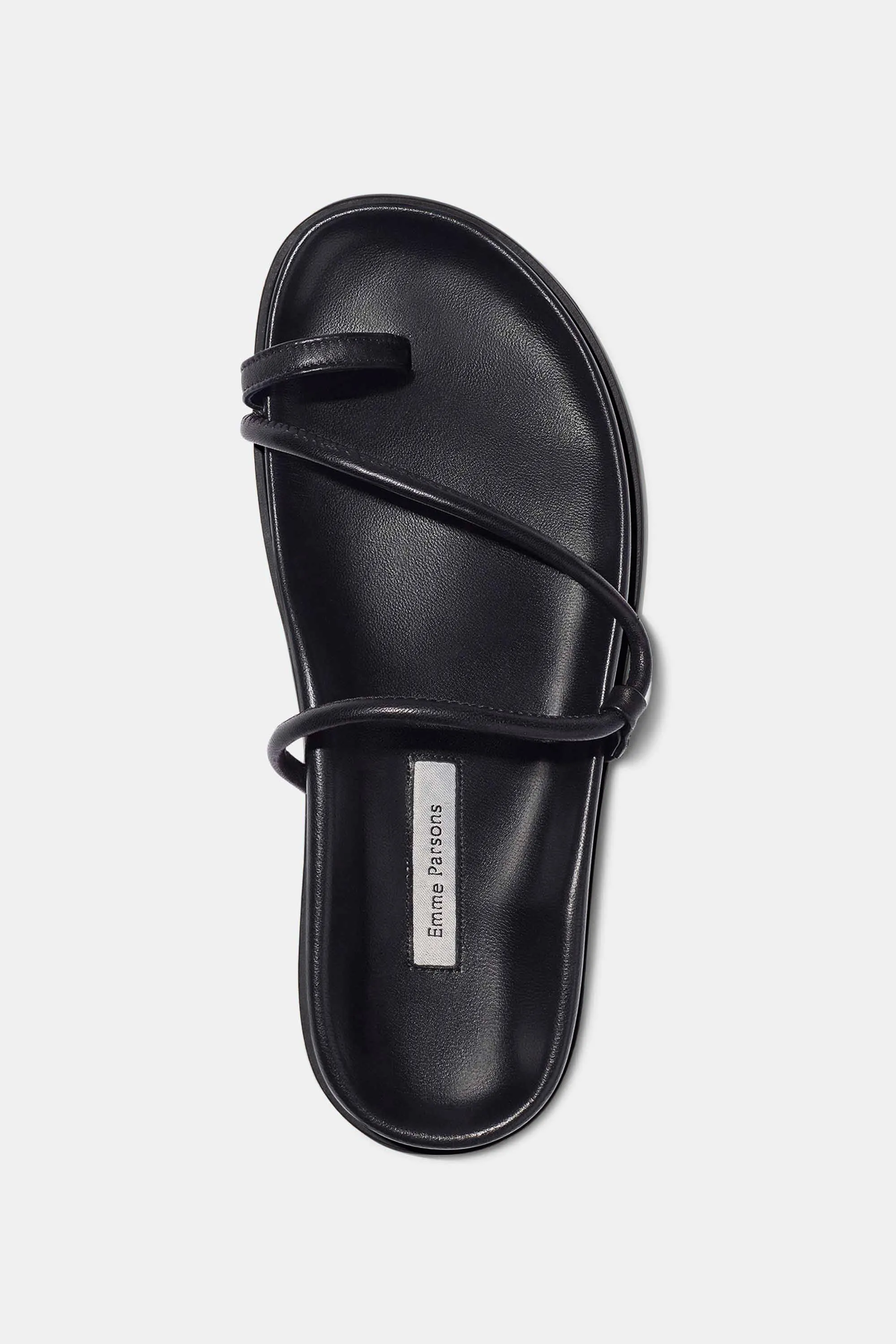 Bari in Black Nappa with Black Sole — Exclusive sold by Emme Parsons product image thumbnail 2
