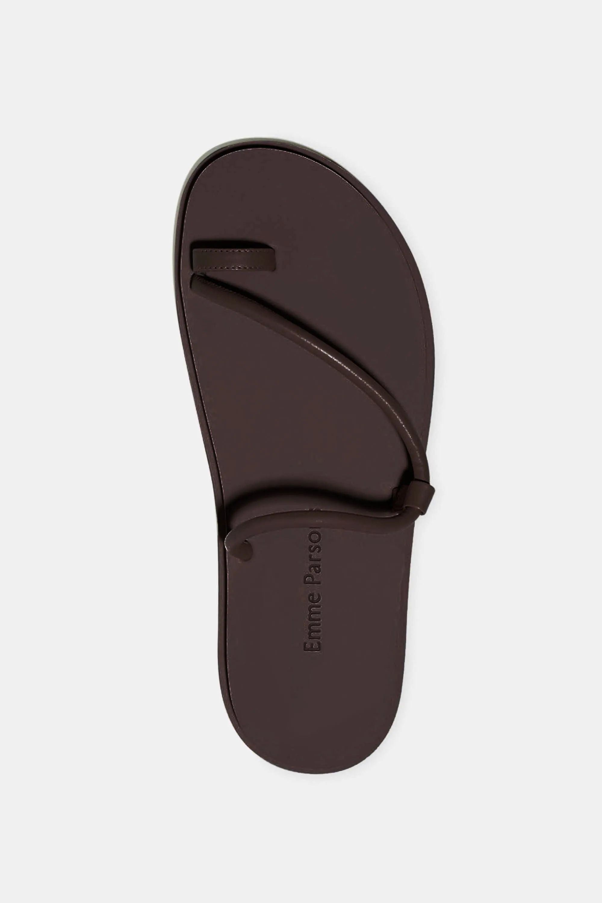 Bari Pool Slide in Espresso Nappa and Rubber sold by Emme Parsons product image thumbnail 3