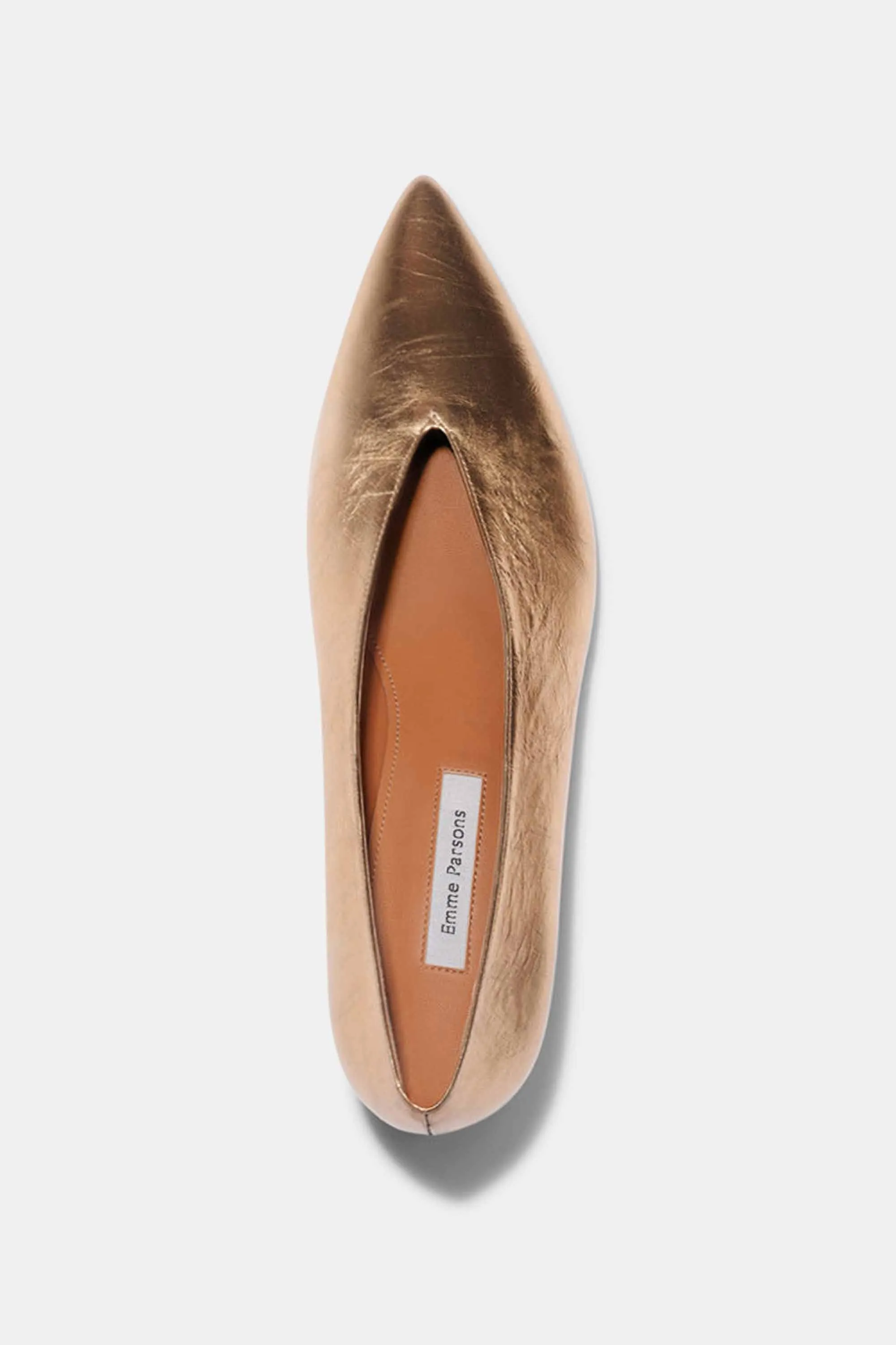 Veneto in Gold Plissé — ARCHIVE SAMPLE; FINAL SALE sold by Emme Parsons product image thumbnail 3