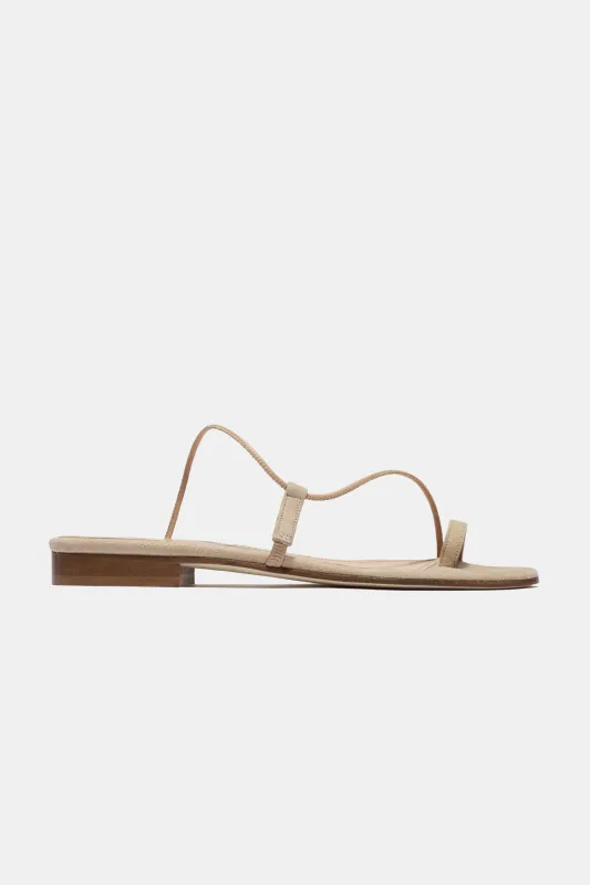 Susan Slide in Tan Suede — ARCHIVE SAMPLE; FINAL SALE sold by Emme Parsons