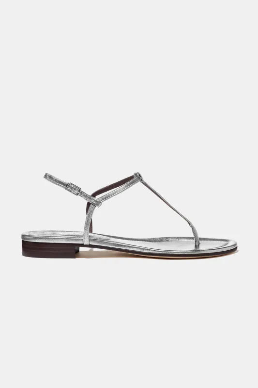 Cecilia in Silver Nappa — ARCHIVE SAMPLE; FINAL SALE sold by Emme Parsons