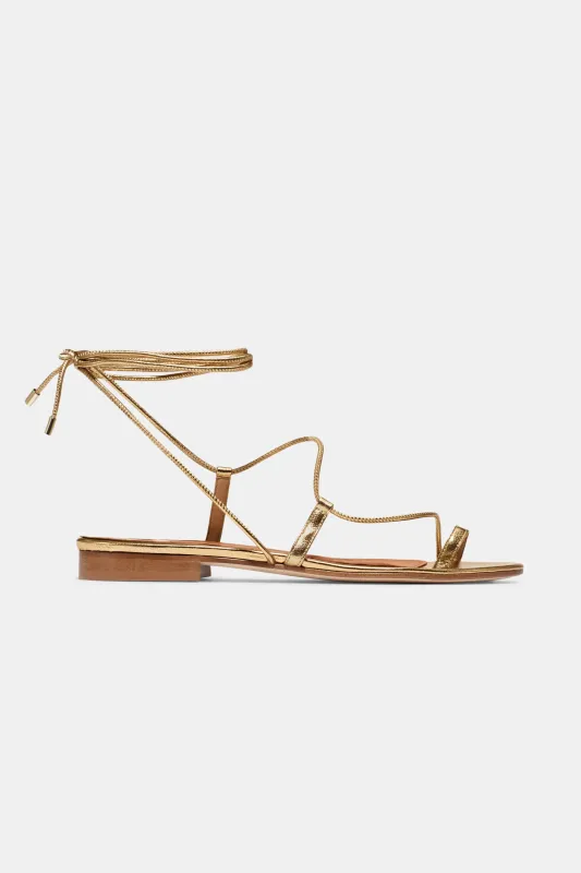 Susan in Antique Gold Nappa — ARCHIVE SAMPLE; FINAL SALE made by Emme Parsons