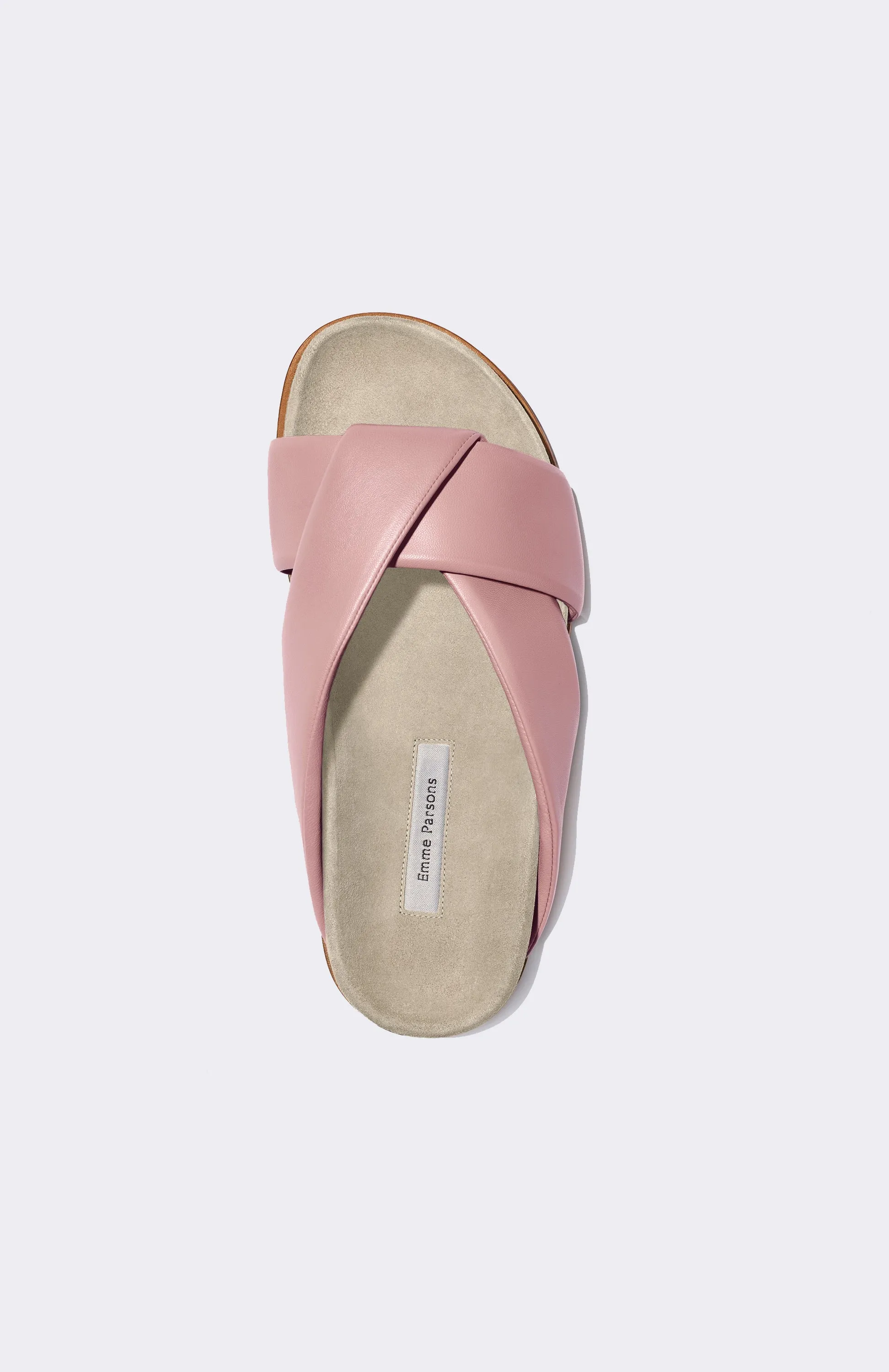 Folded Slide in Pink Nappa — FINAL SALE sold by Emme Parsons product image thumbnail 2