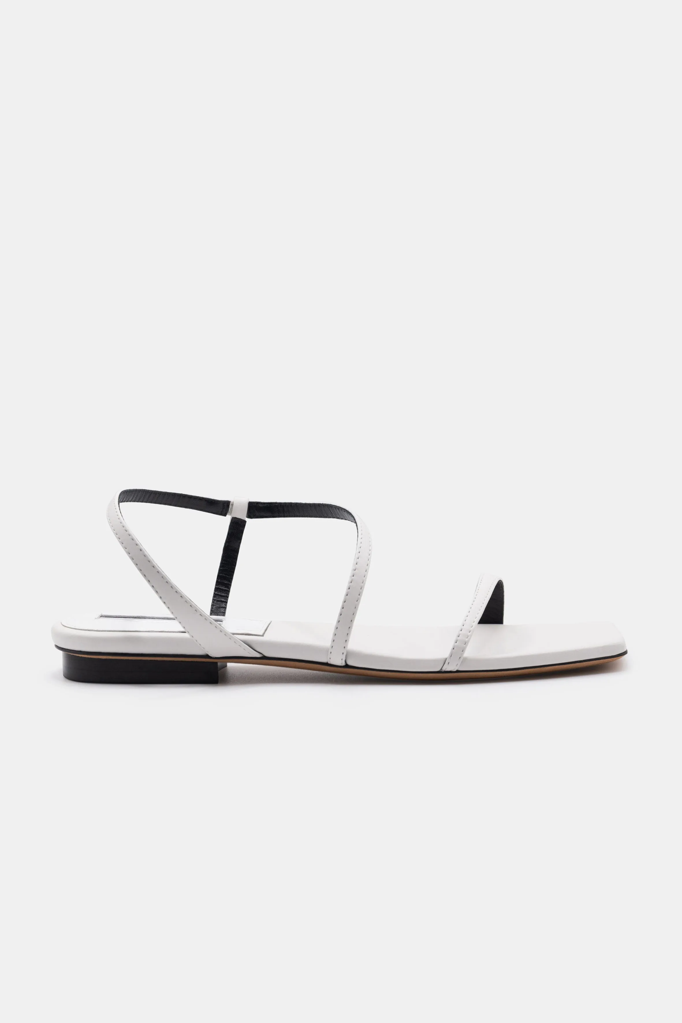 Delice in Optic White Nappa sold by Emme Parsons