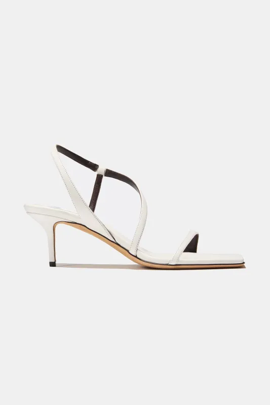 Delicat in Optic White Nappa made by Emme Parsons