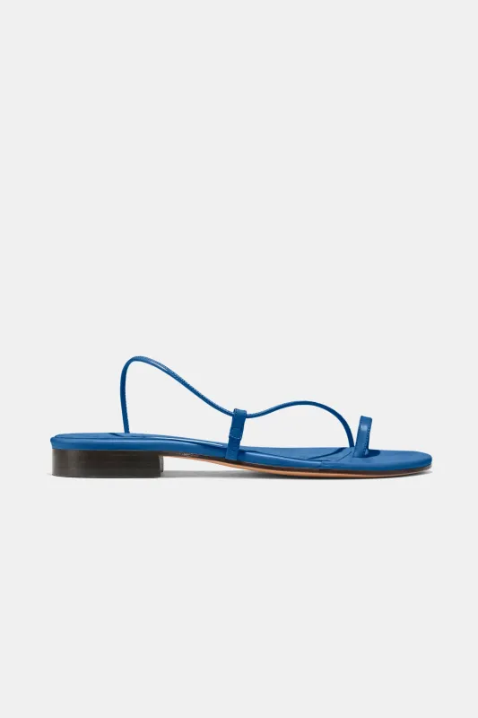 Susan Slide in Marine Blue Nappa made by Emme Parsons