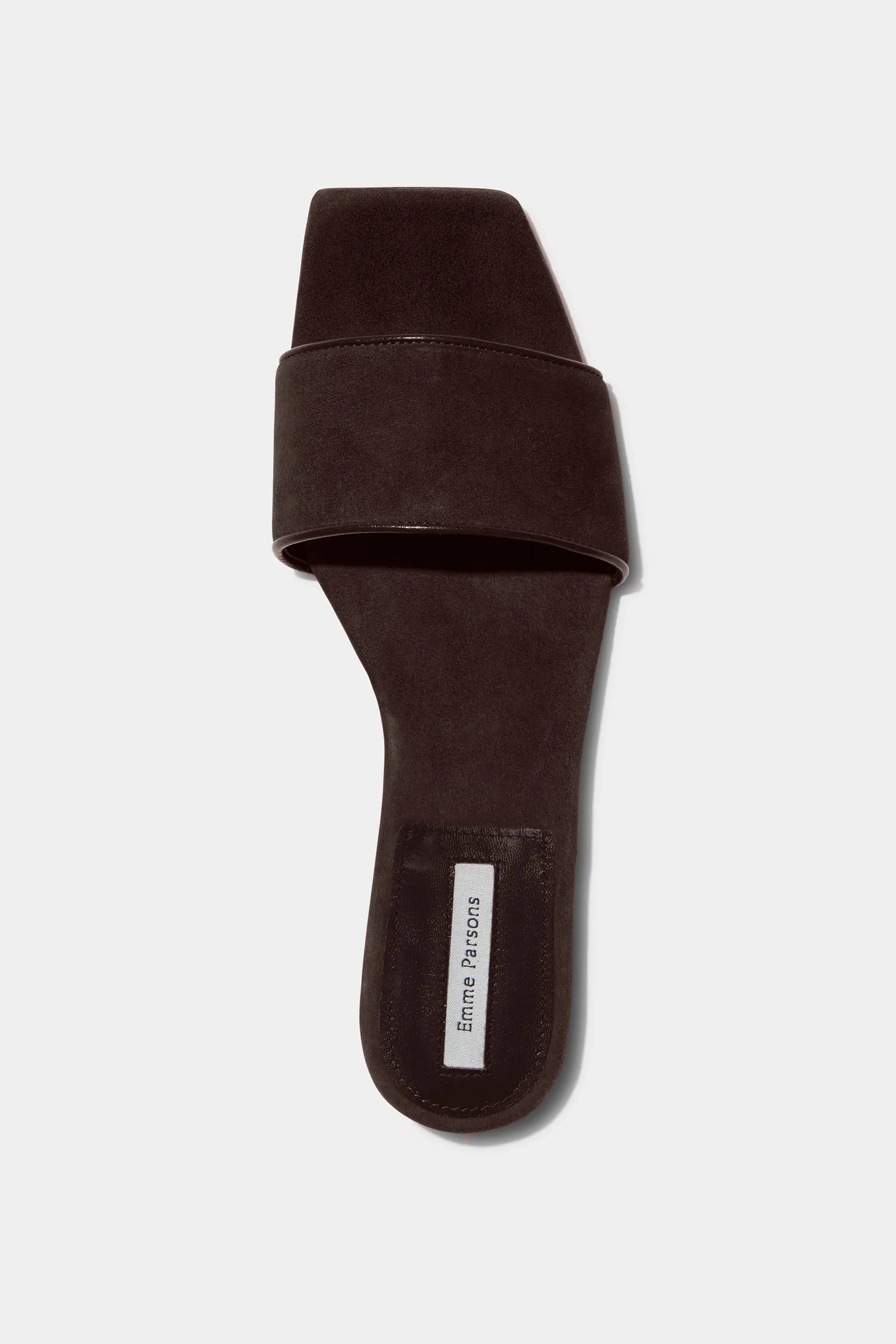 Domani in Espresso Suede sold by Emme Parsons product image thumbnail 3