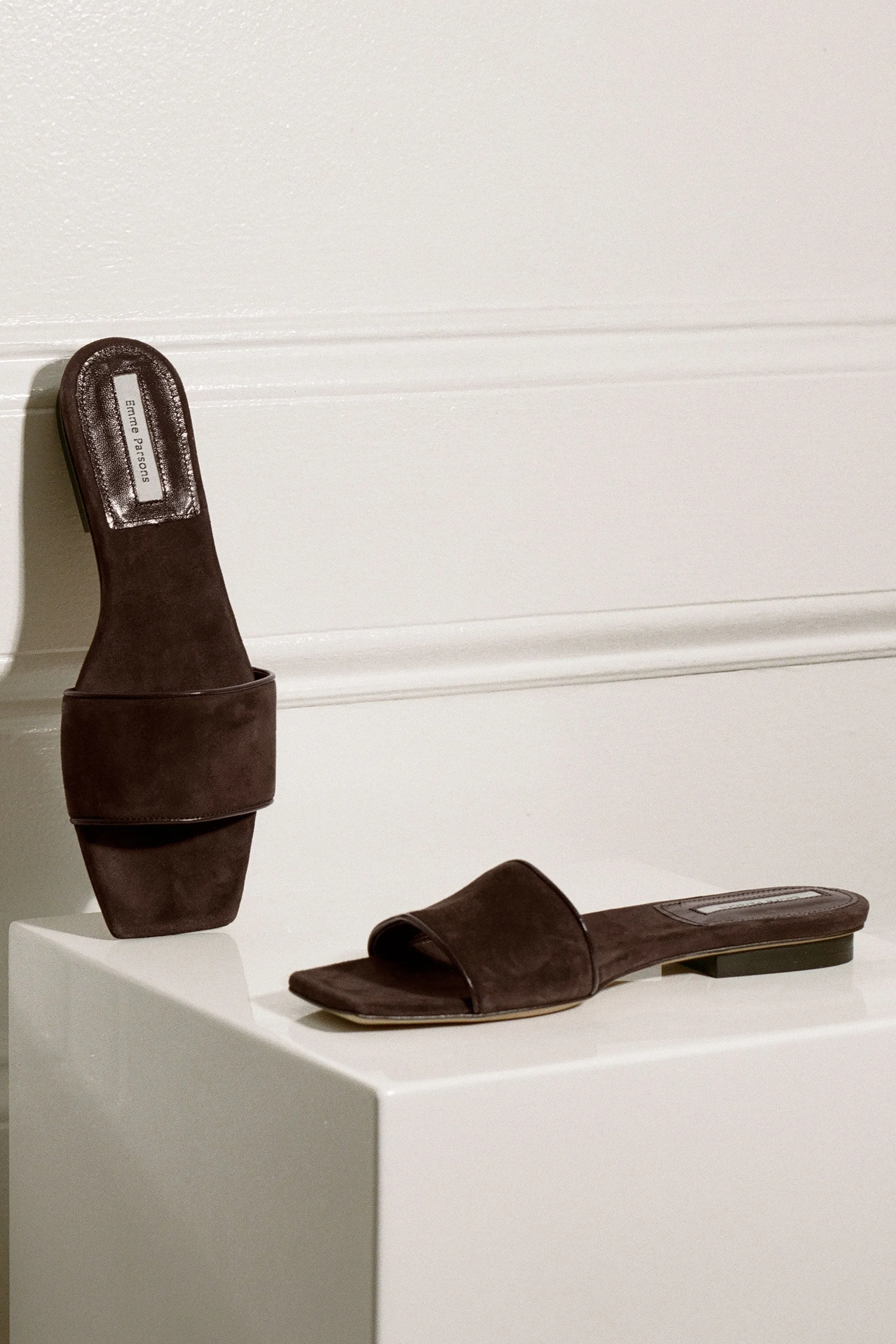Domani in Espresso Suede sold by Emme Parsons product image thumbnail 2