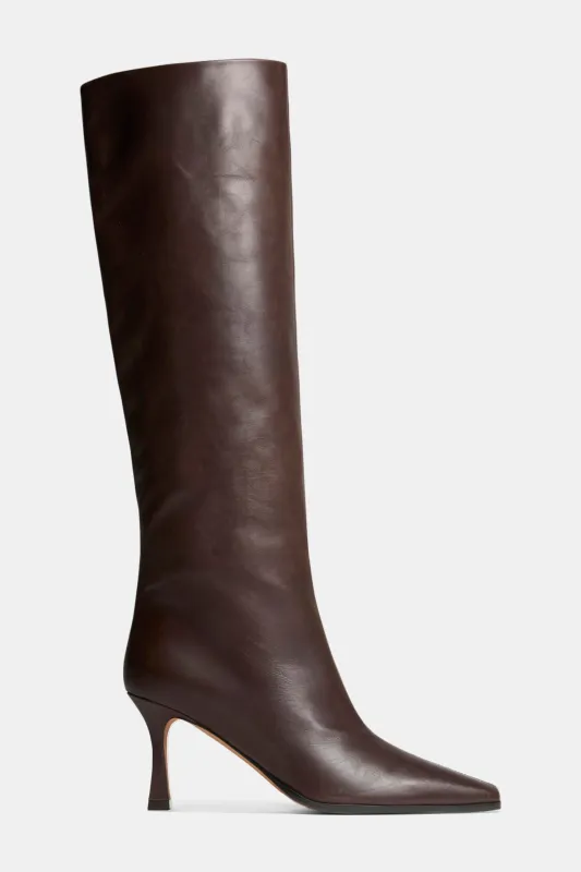 High Stretch Boot in Espresso Calf made by Emme Parsons