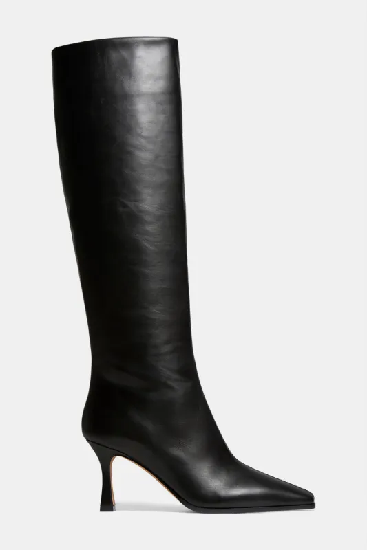 High Stretch Boot in Black Calf made by Emme Parsons